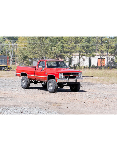 ROUGH COUNTRY 4 INCH LIFT KIT | 56 INCH REAR SPRINGS | CHEVY/GMC C20/K20 C25/K25 TRUCK (73-76)