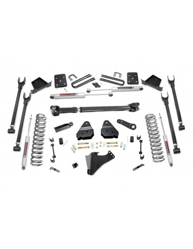 ROUGH COUNTRY 6 INCH LIFT KIT | 4-LINK | NO OVLD | D/S | FORD SUPER DUTY (17-22)