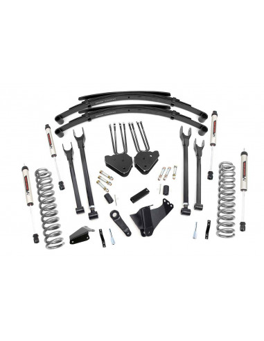 ROUGH COUNTRY 6 INCH LIFT KIT | GAS | 4 LINK | RR SPRING | V2 | FORD SUPER DUTY (05-07)