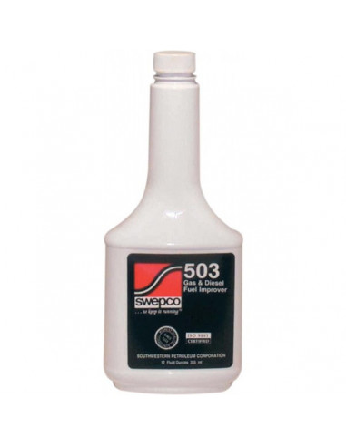 SWEPCO 503 Premium Gasoline Improver 12OZ Bottle PSC Performance