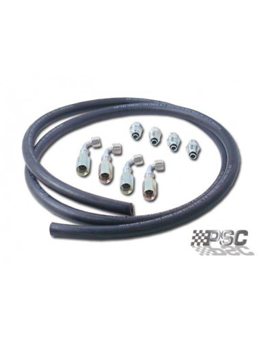 Hose Kit, DIY Universal Pump-To-Hydroboost-To-Steering Gearbox High Pressure Hose PSC Performance