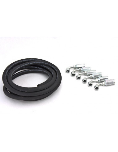 Complete Economy 6 Hose Kit for Rear Steer Full Hydraulic Steering PSC Performance
