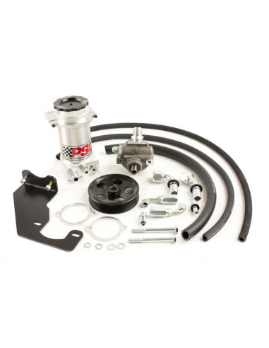 Power Steering Pump and Remote Reservoir Kit, 2007-18 Jeep JK with HEMI Engine Conversion (6 Rib Pulley) PSC Performance