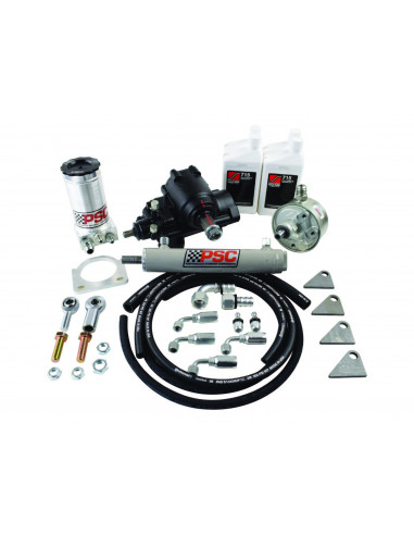 Cylinder Assist Steering Kit, 1999.5-2006.5 GM 4WD with Straight Axle Conversion PSC Performance