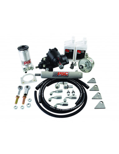 Cylinder Assist Steering Kit, 1988-1999.5 GM 4WD with Straight Axle Conversion PSC Performance