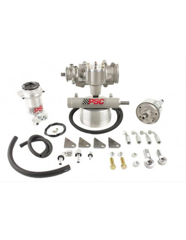 Cylinder Assist Steering Kit, 1970-79 Jeep CJ with Factory Power Steering (32-38 Inch Tire Size) PSC Performance