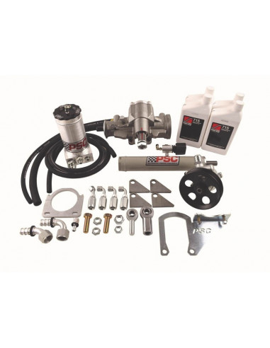 Cylinder Assist Steering Kit, 1995-02 Jeep YJ/XJ/TJ with Aftermarket D60 Axle (32-38 Inch Tire Size) PSC Performance