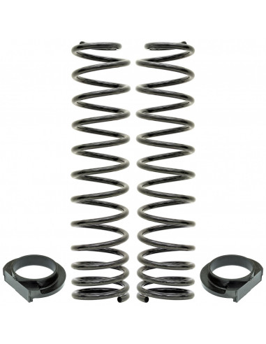 FRONT COIL SPRINGS 18-UP WRANGLER JL 4 INCH LIFT INCLUDES URETHANE ISOLATORS PAIR ROCKJOCK 4X4