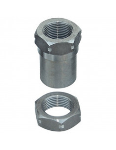 THREADED BUNG WITH JAM NUT 1 INCH-14 LEFT HAND THREAD SET...