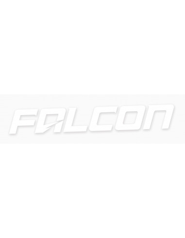 FALCON PERFORMANCE SHOCKS LOGO DECAL 24 INCH WHITE TERAFLEX