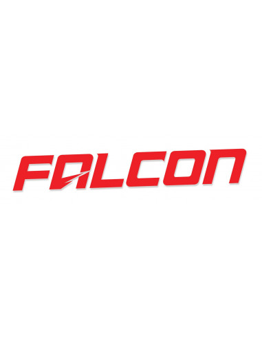 FALCON PERFORMANCE SHOCKS LOGO DECAL 24 INCH RED TERAFLEX