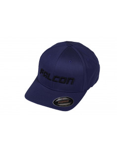 FALCON SHOCKS FLEXFIT CURVED HAT SMALL/MEDIUM VISOR TERAFLEX BLUE/BLACK ROYAL