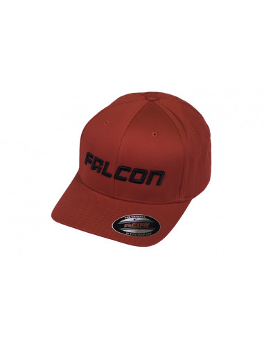 FALCON SHOCKS FLEXFIT CURVED VISOR HAT RED/BLACK SMALL/MEDIUM TERAFLEX