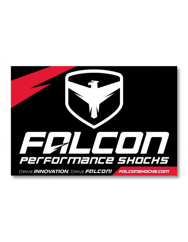 FALCON PERFORMANCE SHOCKS BANNER 3 FEET X 4.5 FEET TERAFLEX
