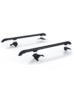 JEEP JKU 4 DOOR NEBO ROOF RACK MAIN RAIL KIT BLACK 07-18...