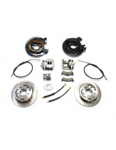 JEEP TJ REAR DISC BRAKE CONVERSION KIT W/ E-BRAKE CABLES...