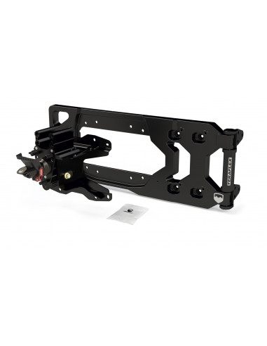 JEEP JL ALPHA HD HINGED SPARE TIRE CARRIER AND ADJUSTABLE SPARE TIRE MOUNT KIT - 5X5 INCH TERAFLEX