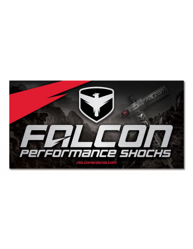 FALCON PERFORMANCE SHOCKS BANNER 3 FEET X 6 FEET TERAFLEX