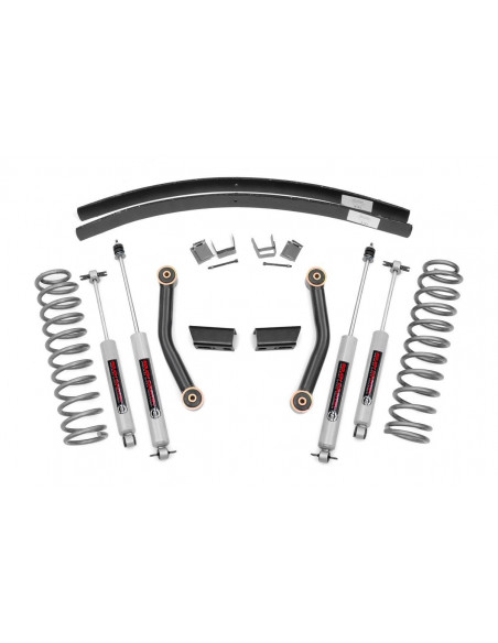ROUGH COUNTRY KIT SUSPENSION 3" Series II RR AAL | Jeep Cherokee XJ