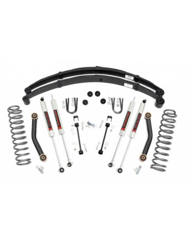 ROUGH COUNTRY 4.5 INCH LIFT KIT | M1 | RR SPRINGS | JEEP CHEROKEE XJ (84-01)