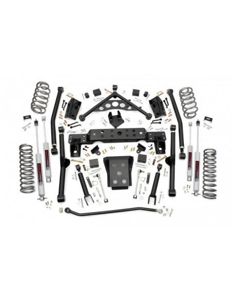 ROUGH COUNTRY 4" LIFT KIT Long Arm | Jeep Grand Cherokee WJ