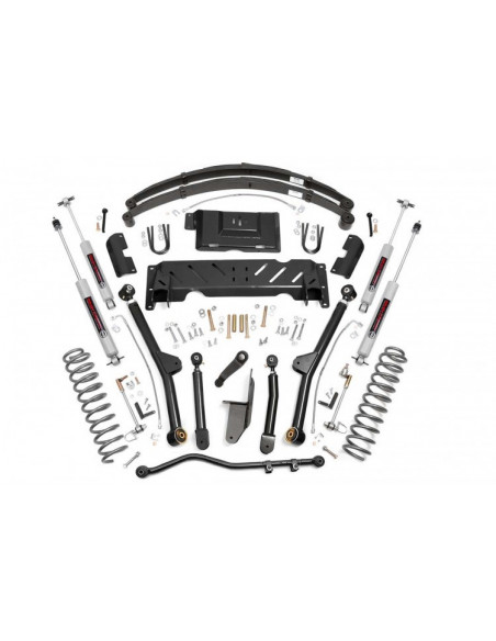 ROUGH COUNTRY 4.5" Lift Kit Long Arm | Jeep Cherokee XJ