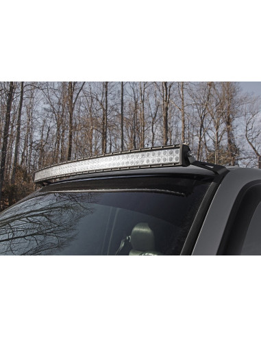 ROUGH COUNTRY LED LIGHT MOUNT | UPPER WINDSHIELD | 50" CURVED | CHEVY/GMC 1500 (99-06 & CLASSIC)