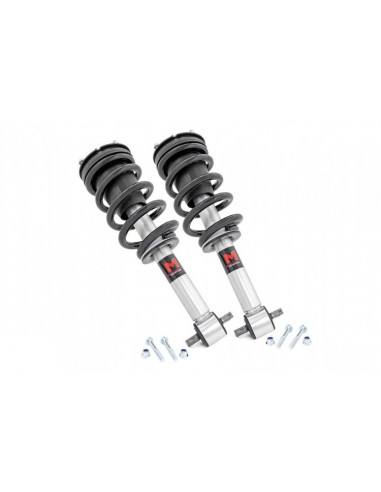 ROUGH COUNTRY M1 LOADED STRUT PAIR | 3.5IN | CHEVY/GMC 1500 & SUV (14-18)