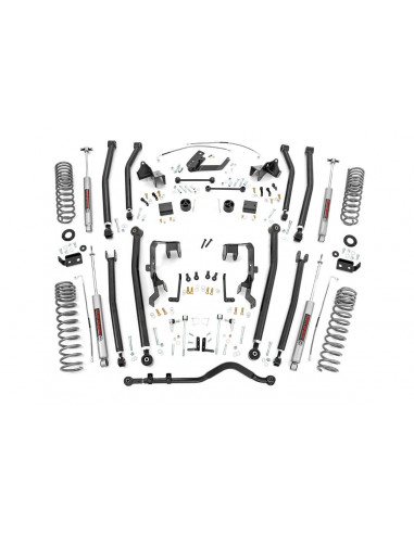 ROUGH COUNTRY 4 INCH LIFT KIT | LONG ARM | 2 DOOR | JEEP WRANGLER JK 4WD (07-11)
