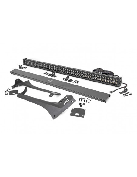 ROUGH COUNTRY ILUMINACION Kit Barra LED 50" Doble Fila DRL Ambar | Jeep Wrangler JL | Jeep Gladiator JT