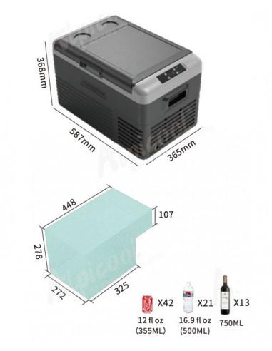 NEVERA CONGELADOR 30L