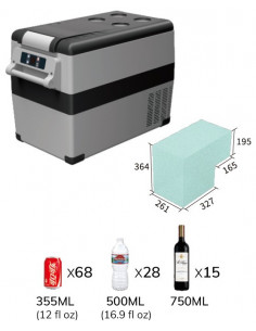 NEVERA CONGELADOR 45L CON FUNDA Y CESTA 2