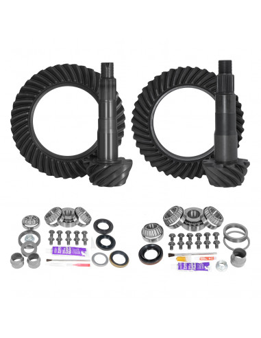Ring & Pinion Gear Kit Package Front & Rear with Install Kits - Toyota 8.2/8"IFS