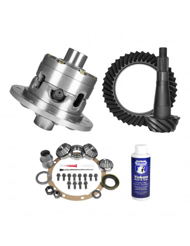 Kit consists of a high-quality ring and pinion set and all needed install parts