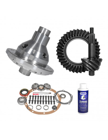 Kit contains a ring and pinion set, positraction unit, and installation parts