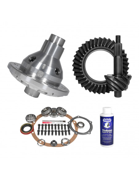 Kit contains a ring and pinion set, positraction unit, and installation parts