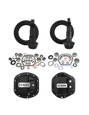 Yukon Stage 2 Re-Gear Kit upgrades front and rear diffs, incl diff covers