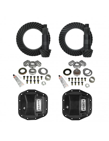 Yukon Stage 2 Re-Gear Kit upgrades front and rear diffs, incl diff covers