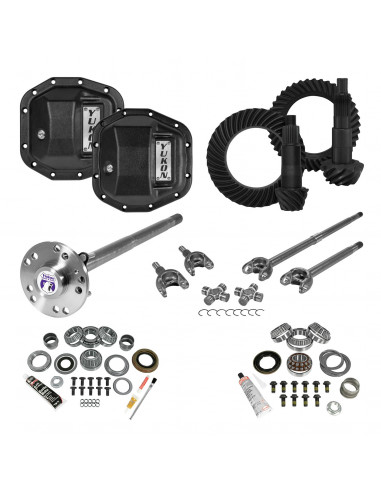 Stage 4 Re-Gear Kit upgrades frnt & rr diffs, 24/28 spl, incl covers/fr&rr axles