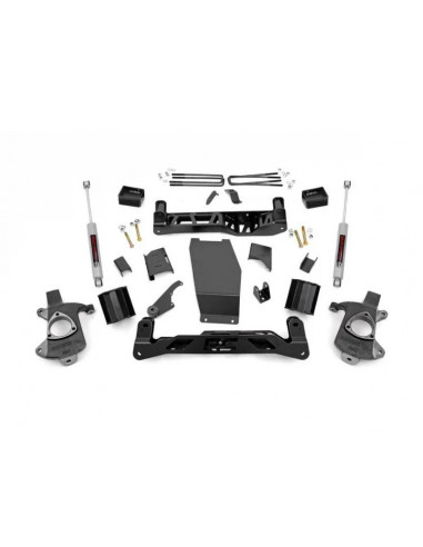 ROUGH COUNTRY 5 INCH LIFT KIT | ALUM/STAMP STEEL | V2 | CHEVY/GMC 1500 (14-18)