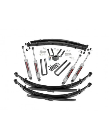 ROUGH COUNTRY 4 INCH LIFT KIT | REAR SPRINGS | DODGE W100 TRUCK (86-89)/W200 TRUCK (78-80)