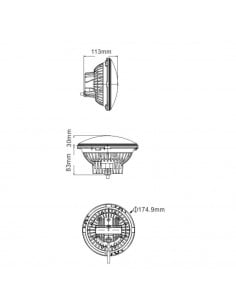 FARO LED 7" HOMOLOGADO 2