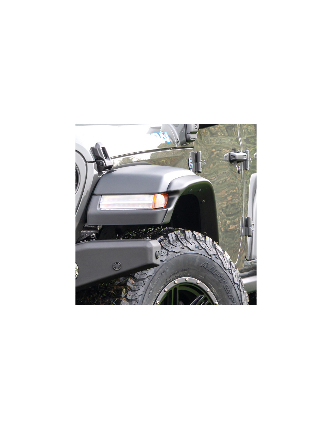 EXTENSION ALETINES 5cm JEEP WRANGLER JL 4XE