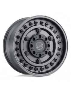 BLACK RHINO ARMORY BRARY 17X9.5 8X6.5 GNBLK -18MM