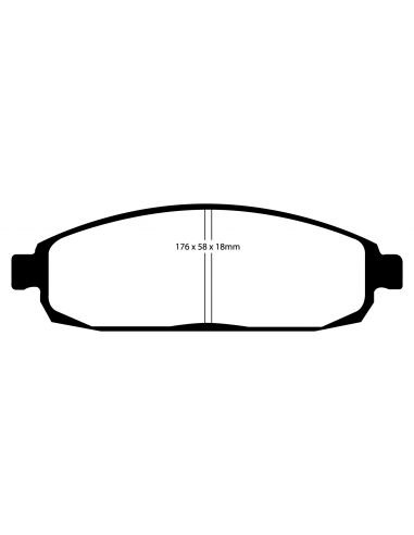 EBC FRONT ULTIMAX PADS JEEP COMMANDER