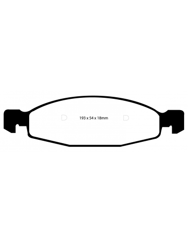 EBC FRONT ULTIMAX PADS JEEP GRAND CHEROKEE WJ