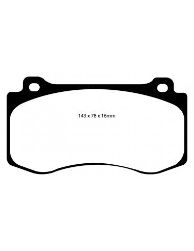 EBC FRONT ULTIMAX PADS JEEP GRAND CHEROKEE WK