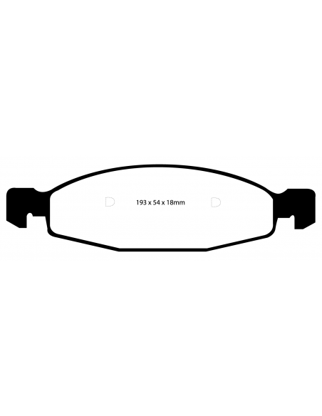 EBC FRONT GREENSTUFF PADS JEEP GRAND CHEROKEE WJ