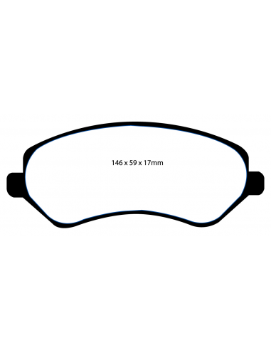 EBC FRONT GREENSTUFF PADS JEEP CHEROKEE
