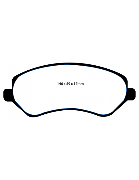 EBC FRONT GREENSTUFF PADS JEEP CHEROKEE